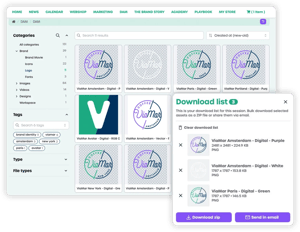 DAM webpage screenshot