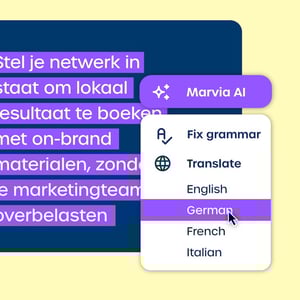 Marvia AI automatisch vertalen van tekst