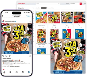 dominos social example