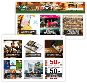sligro marketing portal by Marvia