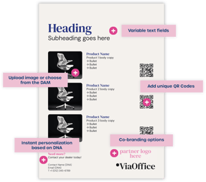 viaoffice customizable template options